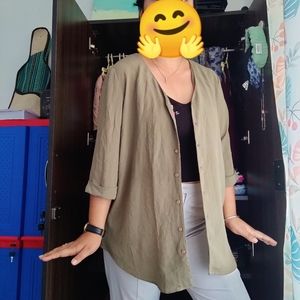 Marie Clair Olive Shirt